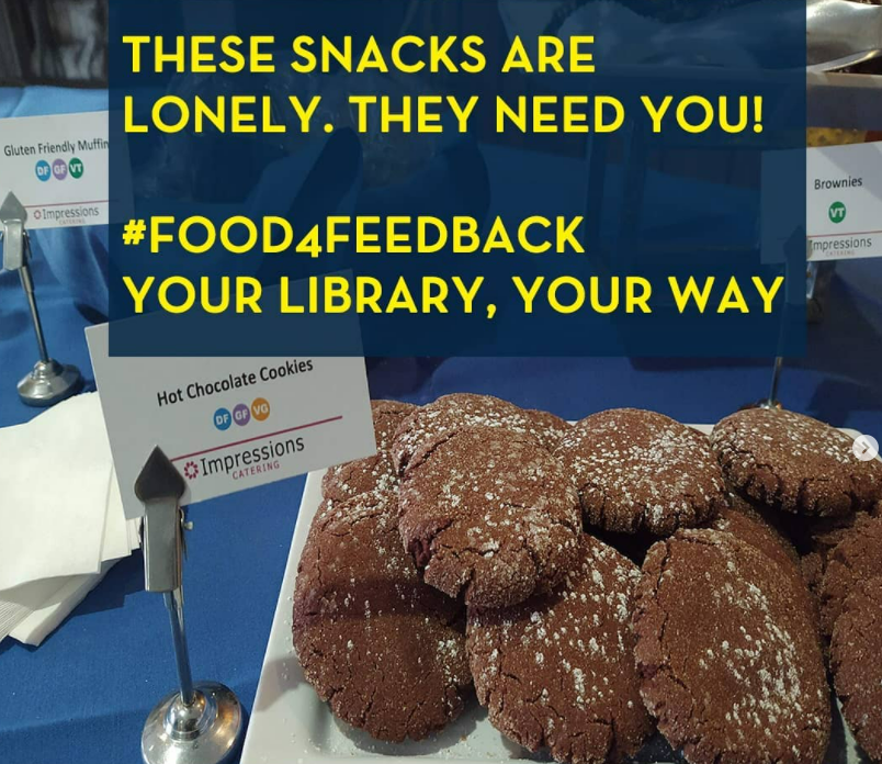 Instagram Post for Library Open Forums