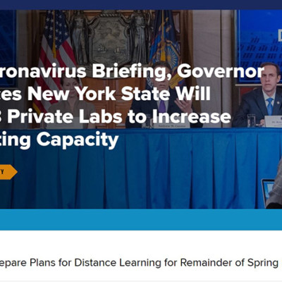 Governor Cuomo Announcement regarding preparation for COVID-19 shutdown Governor Cuomo Announcement regarding preparation for COVID-19 shutdown , March 11, 2020