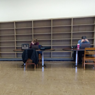 Sullivan and Taylor in Fraser Hall, January 2020 Cathy Taylor, IDS Project Administrative Assistant, and Mark Sullivan, Executive Director of IDS Project, in Fraser Hall, January 2020