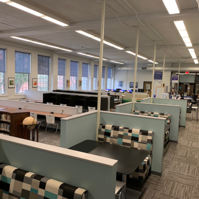 Fraser Hall Library Main Area, Fall 2020 Fraser Hall Library Main Area, Fall 2020