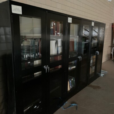 Genesee Valley Historical Collection cabinets waiting for moved out of Milne Building and awaiting new location Genesee Valley Historical Collection cabinets waiting for moved out of Milne Building and awaiting new location