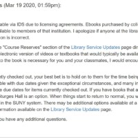 Returns and IDS InterLibrary Loan Question and Answer, March 2020 Returns and IDS InterLibrary Loan Question and Answer, March 2020
