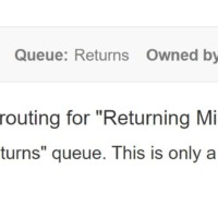 Test of the new Returns Question and Answer queue Returns Queue